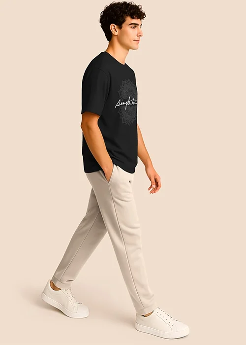 Men Cotton Regular Tshirt Pant Clothes Set