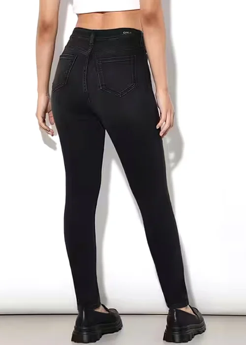 Women Regular Low Rise Black Jeans