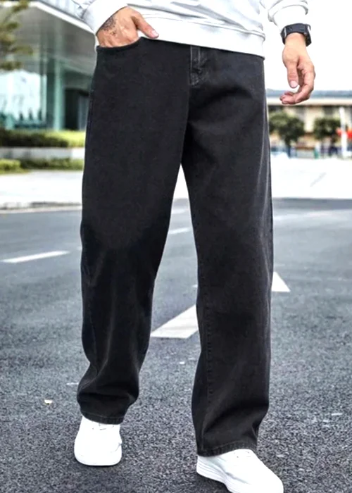 Men Jogger Fit Mid Rise Grey Jeans